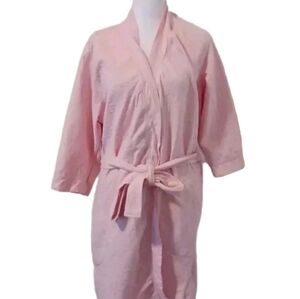 Light pink house coat Women's Size Large